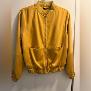 Shein Mustard satin jacket